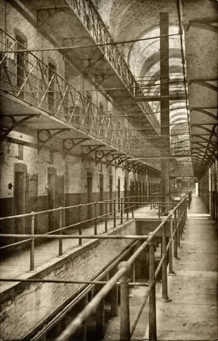 Framed Print : Wakefield Prison Cell Block Print, West Yorkshire, 1594