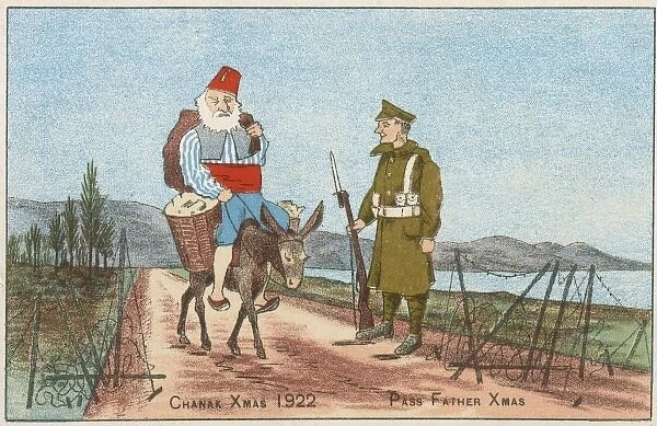 Chanak - Humourous Christmas card 1922