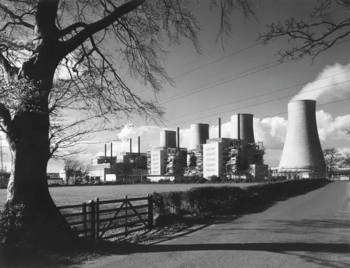 Framed Print : Chapelcross Nuclear Power Station Print, 1959s Framed Print : Chapelcross Nuclear Power Station Print, 1959s