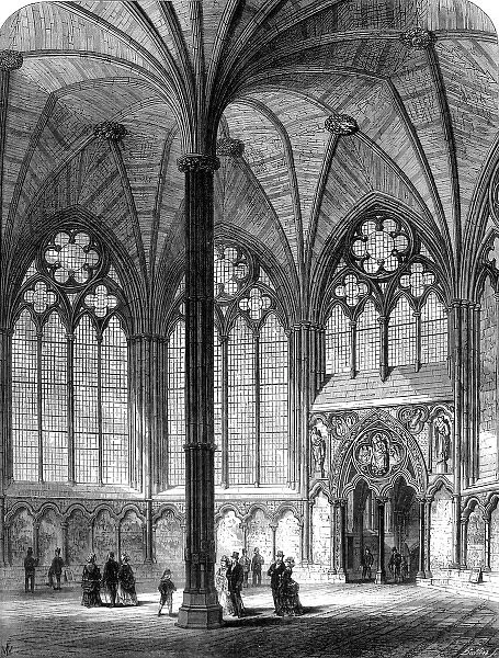 Chapter House of Westminster Abbey, London, 1873