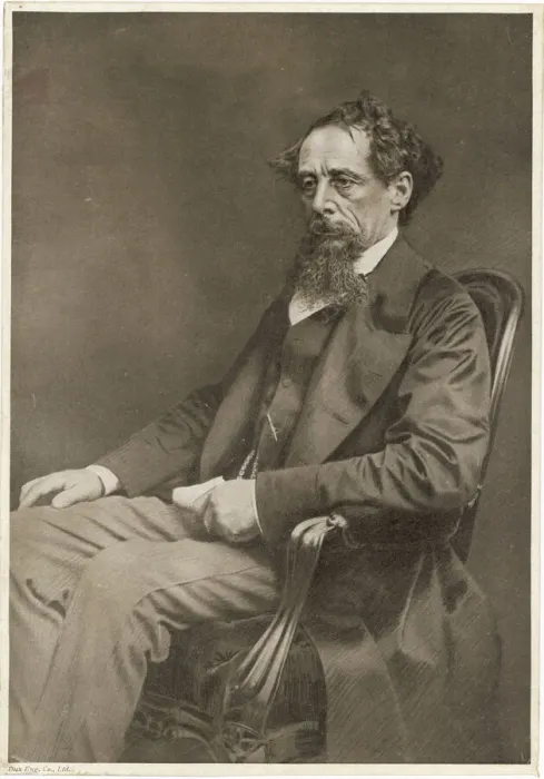 Framed Print : Charles Dickens Print Framed Print : Charles Dickens Print