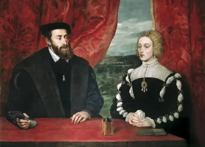 Framed Print : Renaissance Print of Charles V and Isabella by Rubens, 1628 Framed Print : Renaissance Print of Charles V and Isabella by Rubens, 1628