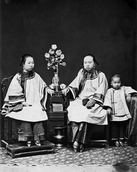 Chinese women with bound feet