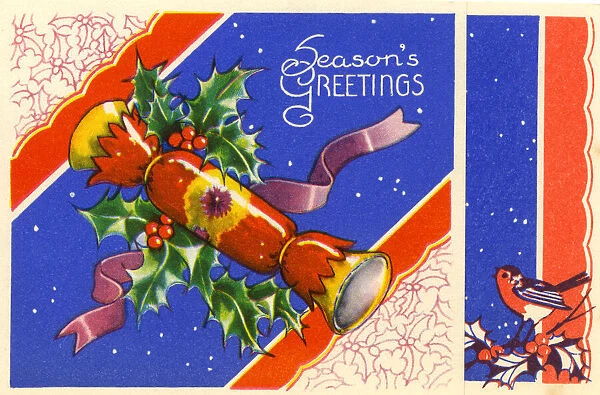 Christmas card, Seasons Greetings
