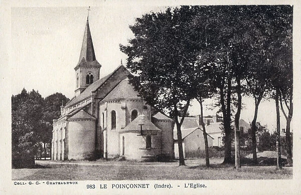 The Church at Le Poinconnet, France