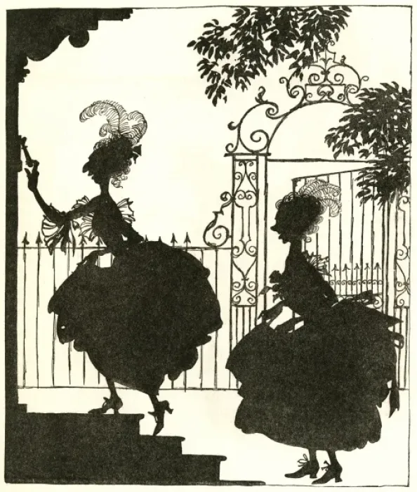 Framed Print : Cinderella's Sisters Arriving for the Ball Print Framed Print : Cinderella's Sisters Arriving for the Ball Print