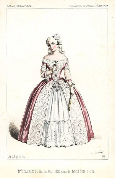 Clarisse Midroy as Pauline in Le Docteur Noir, 1846