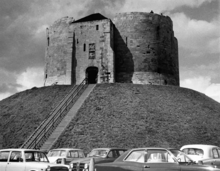 Framed Print : 13th Century Cliffords Tower Print, York Castle, Yorkshire Framed Print : 13th Century Cliffords Tower Print, York Castle, Yorkshire