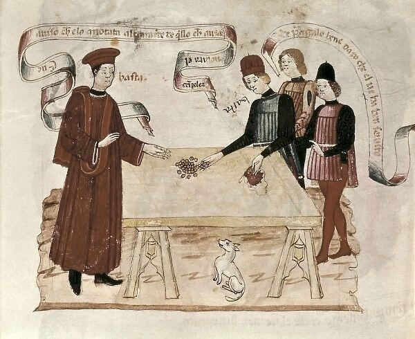 Codex of the Privileges (15th c. ). Scene of a