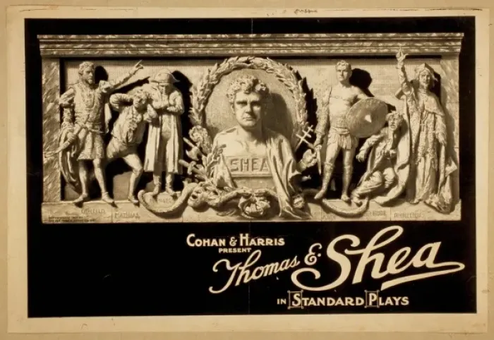 Framed Print : Cohan & Harris Present Thomas E. Shea Print, c1907 Framed Print : Cohan & Harris Present Thomas E. Shea Print, c1907