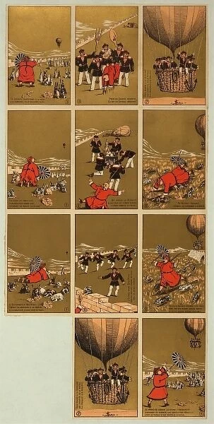 Collecting cards depicting a story about a Chinese governor