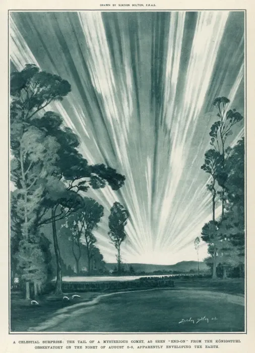 Framed Print : Comet August 1921 Print Framed Print : Comet August 1921 Print