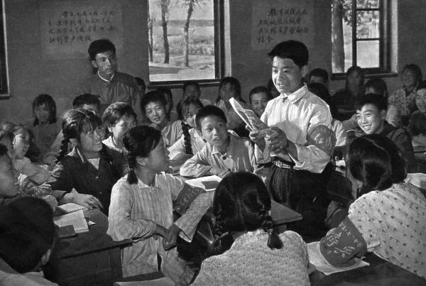 Communist China - children in a classroom