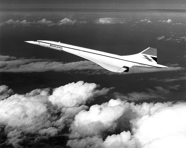 Concorde 206 G-BOa in flight