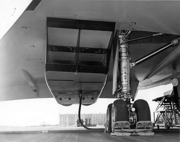 Concorde starboard undercarriage and engine intake