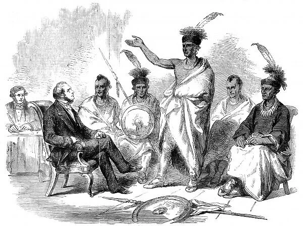 The Conference of Kaw Indians with the United States Governm