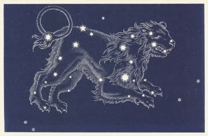 Framed Print : Leo Constellation Print Framed Print : Leo Constellation Print
