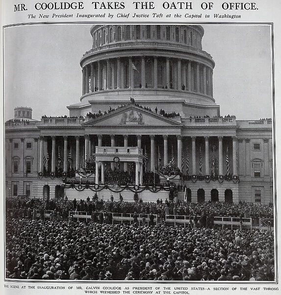 Coolidge Oath of Office