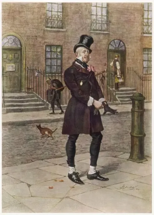 Framed Print : The inimitable Mr Micawber print