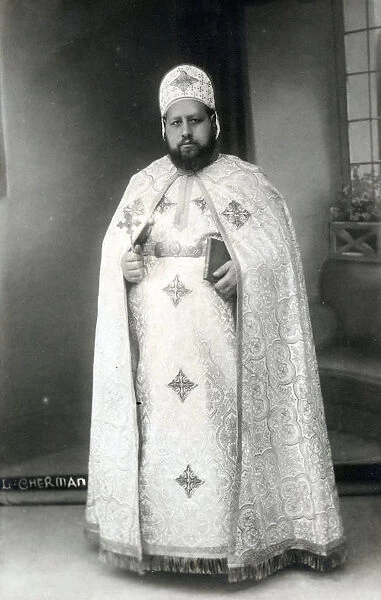 Coptic Christian Priest - possibly in Egypt