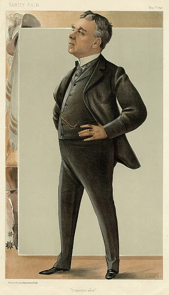 COQUELIN. CONSTANT COQUELIN Aine (elder) French actor Date: 1841 - 1909