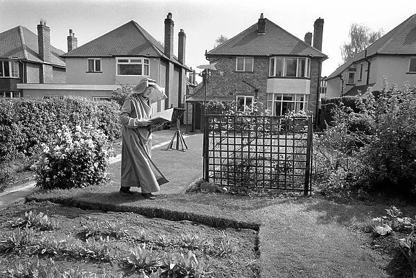 Cornish Bard at his suburban home in Birmingham