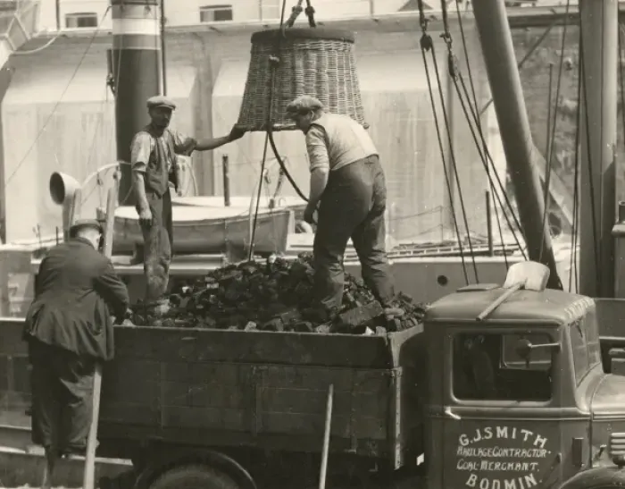 Framed Print : Cornish Coal Lorry Print Framed Print : Cornish Coal Lorry Print