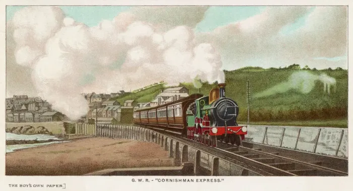 Framed Print : The Cornishman Express Print Framed Print : The Cornishman Express Print