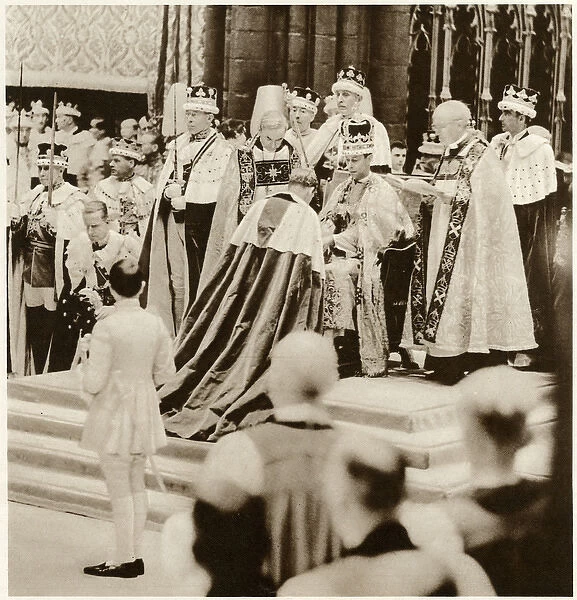 Coronation, Receives Homage 1937