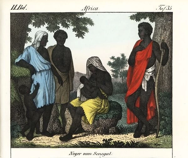 Costumes of the people of Senegal