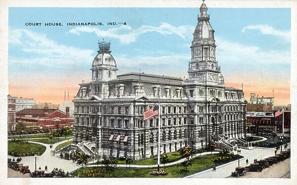 Court House, Indianapolis, Indiana, USA Date: circa 1920