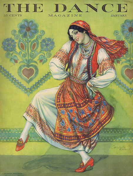 Cover of Dance Magazine January 1927