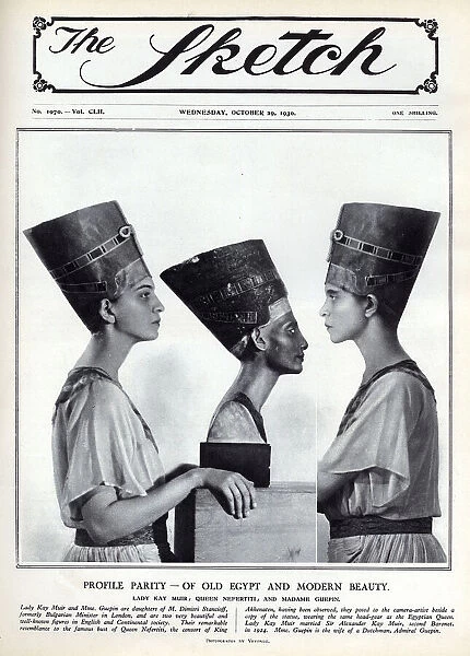 Front cover photo, Of Old Egypt and Modern Beauty