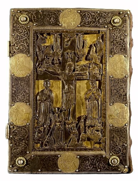 Cover of Saint Isabels bible, 13th century. Late