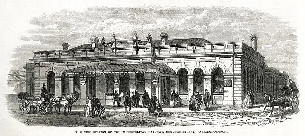 Cowcross-street station 1866