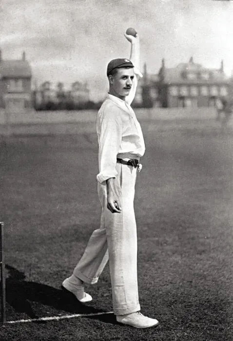 Framed Print : F.E. Smith Cricketer Print - Surrey Portrait