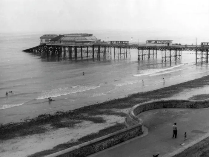 Framed Print : Cromer Pier Print, Norfolk, England 1960s Framed Print : Cromer Pier Print, Norfolk, England 1960s