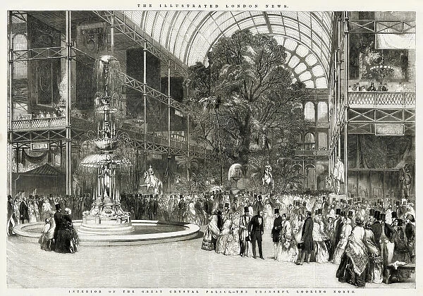 CRYSTAL PALACE INTERIOR 1851