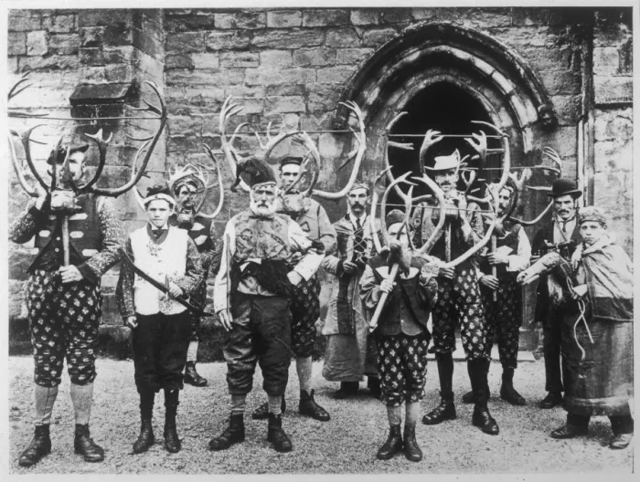 Framed Print : Abbots Bromley Horn Dance Print Framed Print : Abbots Bromley Horn Dance Print