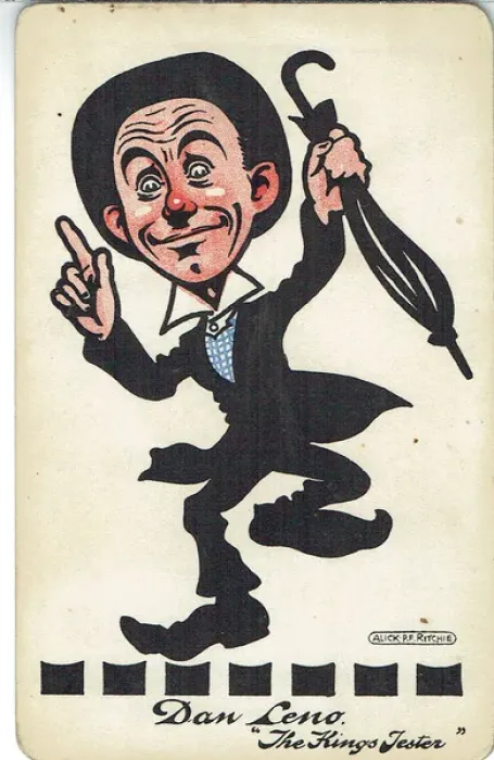Framed Print : Dan Leno Print: The Kings Jester circa 1900 Framed Print : Dan Leno Print: The Kings Jester circa 1900