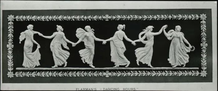 Framed Print : Wedgwood Bas Relief Print, Dancing Hours, circa 1900 Framed Print : Wedgwood Bas Relief Print, Dancing Hours, circa 1900
