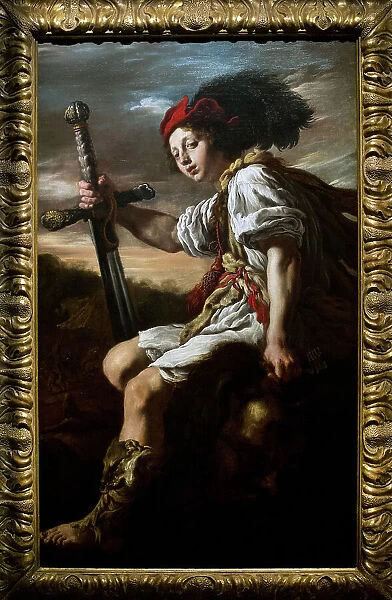 David with the Head of Goliath. 1620s by Domenico Fetti
