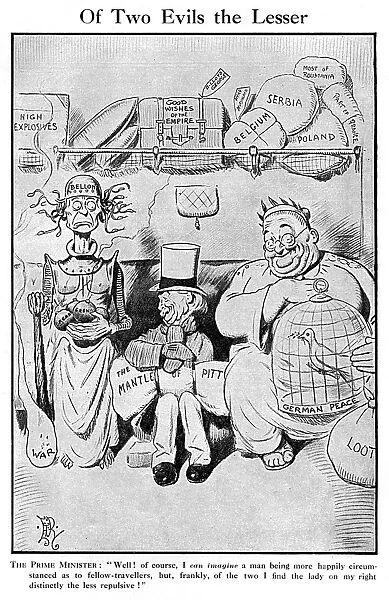 David Lloyd George WWI cartoon
