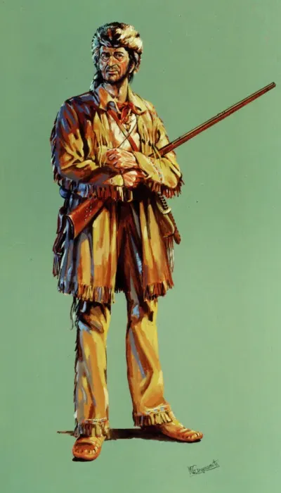 Framed Print : Davy Crockett Print Framed Print : Davy Crockett Print