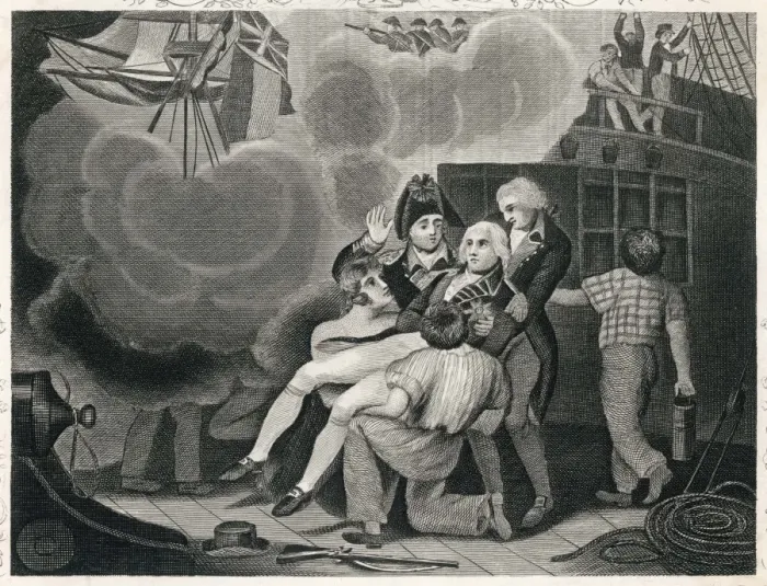 Framed Print : Print of the Death of Nelson Framed Print : Print of the Death of Nelson