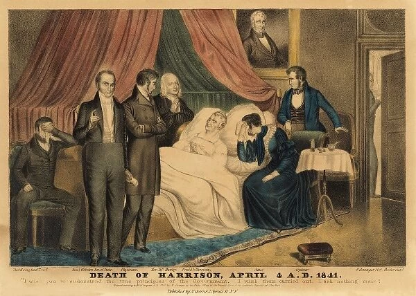 Death of President William Henry Harrison