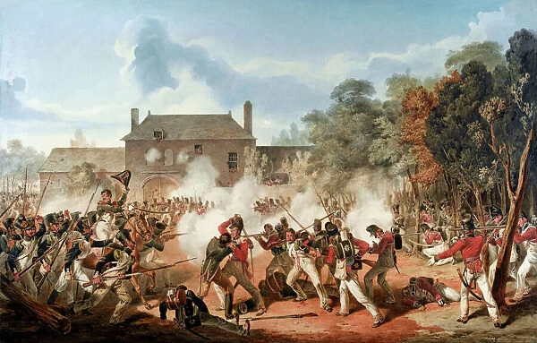 Defence of Chateau de Hougoumont - Battle of Waterloo