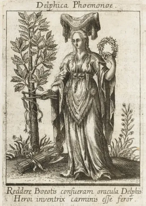 Framed Print : Delphic Sibyl Print Framed Print : Delphic Sibyl Print