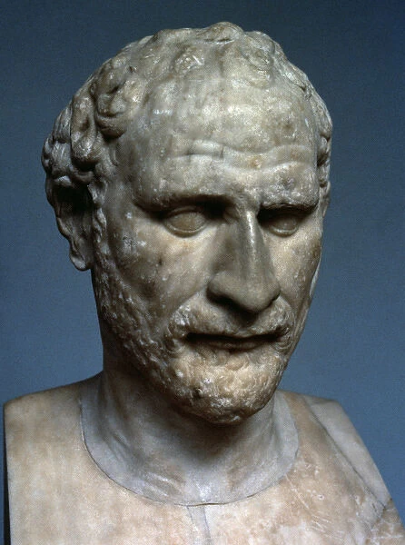 Demosthenes (384-322 BC). Bust