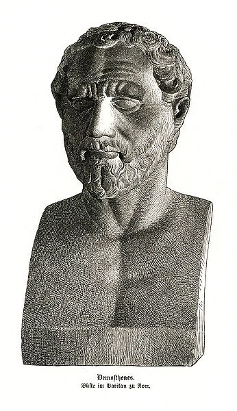 Demosthenes  /  Vatican Bust